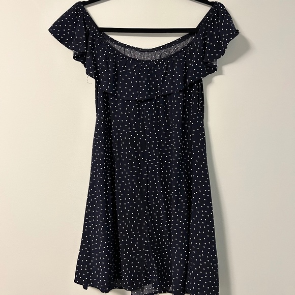 Off the shoulder polka dot dress | Size small | New - Picture 2 of 3